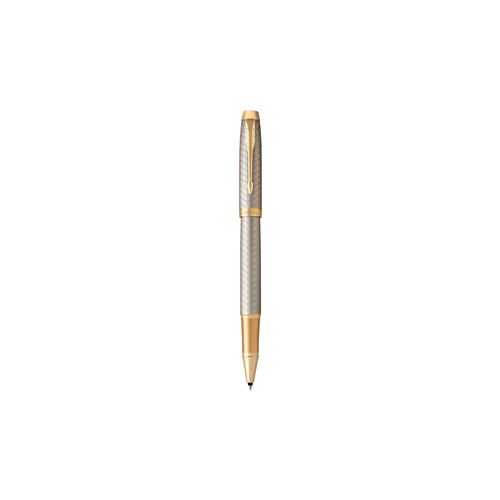 Non Communiqué Gris Parker Im Premium Stylo Roller, Argenté, Recharge Noire Pointe Fine, Coffret Cadeau