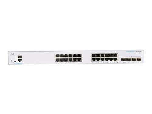 Cisco Business 350 Series CBS350-24T-4X - Commutateur - C3 - Géré - 24 x 10/100/1000 + 4 x 10 Gigabit SFP+ - Montable sur rack