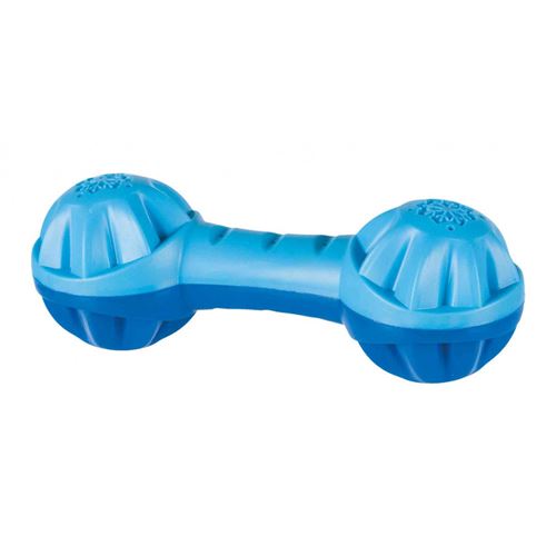 Jouet rafraîchissant Trixie haltère pour chien  - L 18 x Ø 5,5 cm
