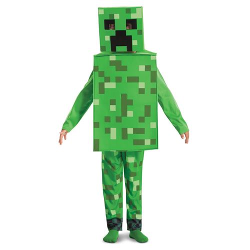 Non Communiqué Déguisement Minecraft Creeper - Enfant - 7/8 Ans (122 À 128 Cm) Disguise