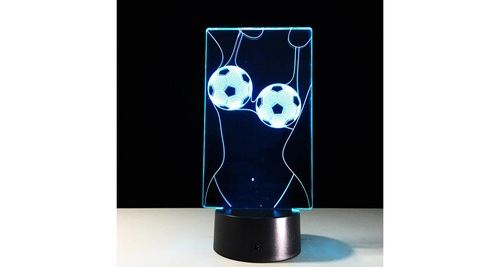 Base de veilleuse lampe led noire acrylique abs 3d + câble usb lit télécommandé - multicolore