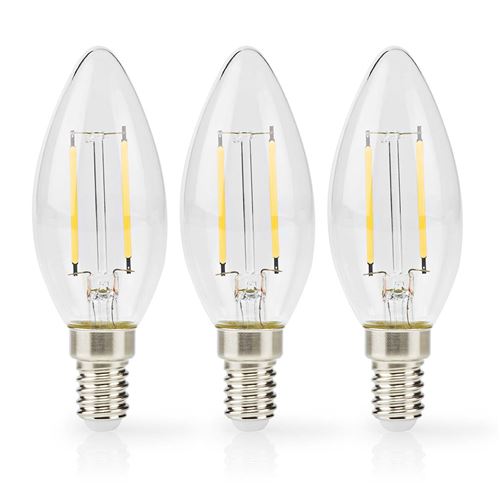 Lampe LED Ampoule E14 Nedis LBFE14C351P3 3 pièces