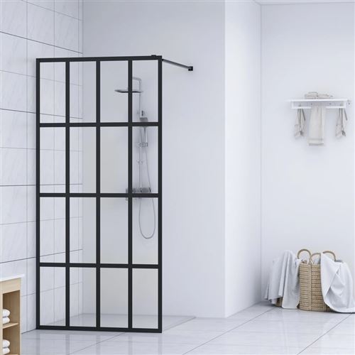 Cabina Doccia Con Vetro Temperato Trasparente 118x190 Cm - Vidaxl