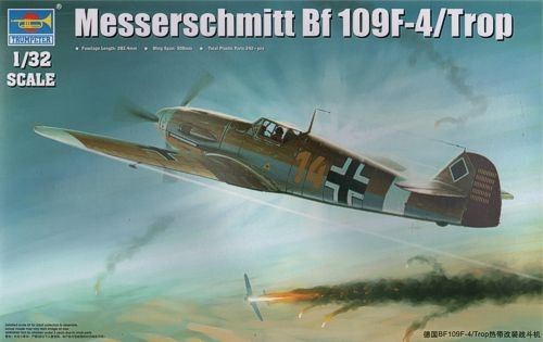 Trumpeter Maquette Avion Messerschmitt Bf 109F-4/Trop - 1/32 - Image 4