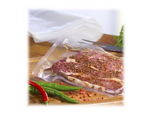 PAPSTAR - Sac alimentaire - jetable - refermable - clair (pack de 100)
