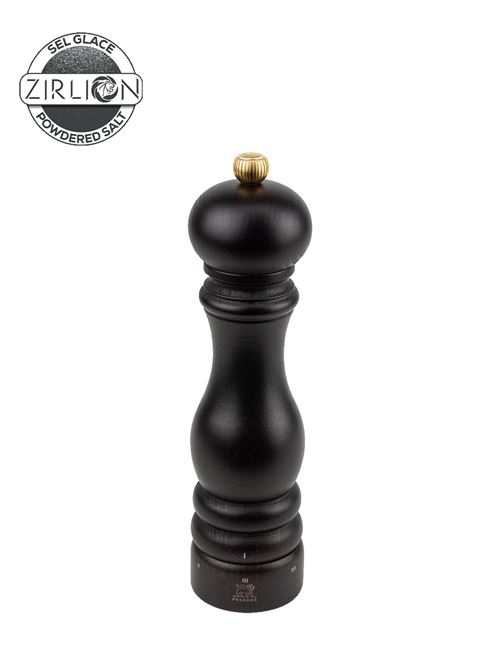 Smooth curves and majestic poise characterise the timeless design of the Paris salt mills. In this u'Select 22cm salt mill model, they are perfectly complemented by the rich, warm tones of chocolate. Paris u'Select