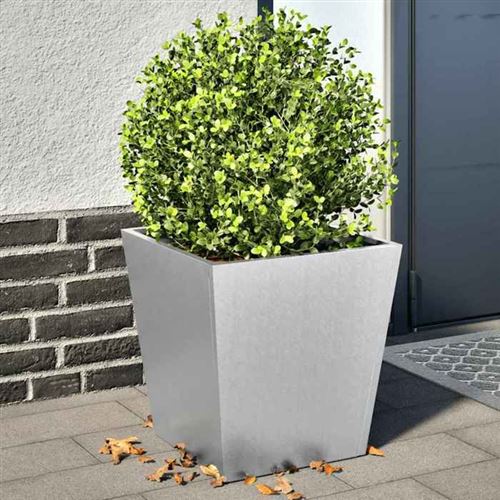VIDAXL - Jardinière d'extérieur - 40x40x40 cm - Acier Galvanisé - Lot de 2 - Image 3