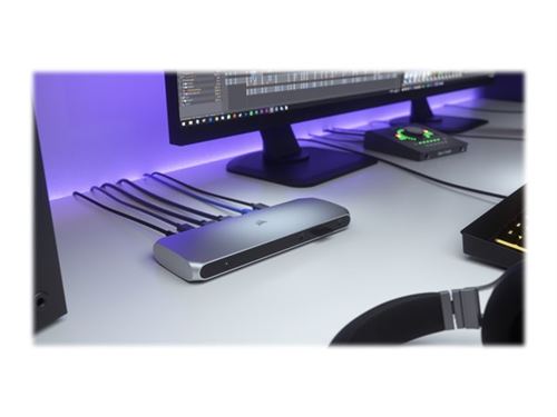 CORSAIR TBT100 - Station d'accueil - Thunderbolt 3 - 2 x HDMI - GigE - 100 Watt - Europe
