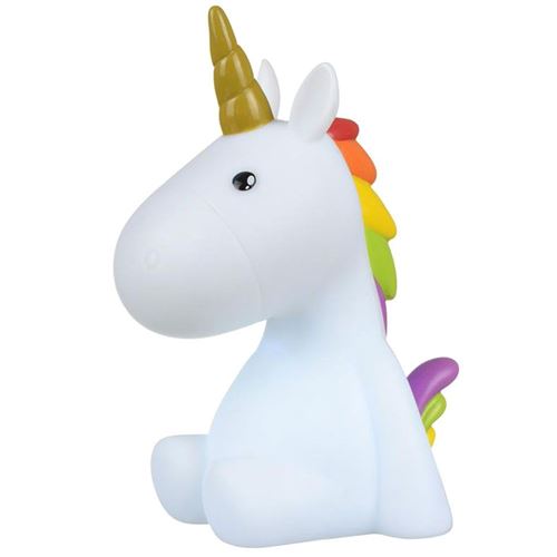 Kontiki Veilleuse Licorne LED - 8,5 x 12 x H 16,5 cm