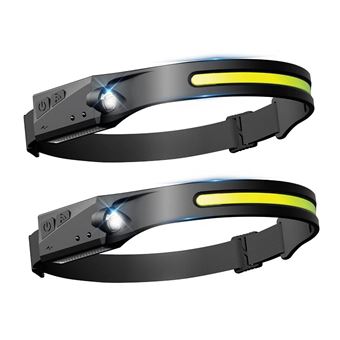 Zamus LED Lampe Frontale Rechargeable USB Puissante à Capteur COB XPE avec  5 Modes IPX5 Étanche pour Randonnée Camping Cyclisme - Cdiscount Sport