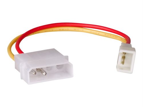 Akyga - Adaptateur secteur - alimentation interne 4 plots (M) pour unité d'alimentation interne 3 broches 5V (M) - 15 cm