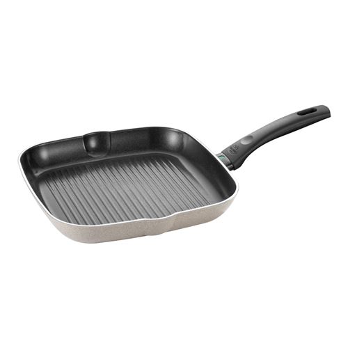 BALLARINI Grillpfanne "Ledro" Aluminium 1 Stk. tlg. Keramikbeschichtung, recyceltes Aluminium, Thermopoint, Made in Italy