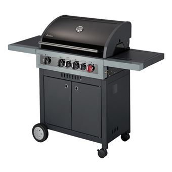 Barbecue gaz Boston Black 4 IK Turbo - ENDERS - 4 brûleurs dont 1 Turbo Zone - 1