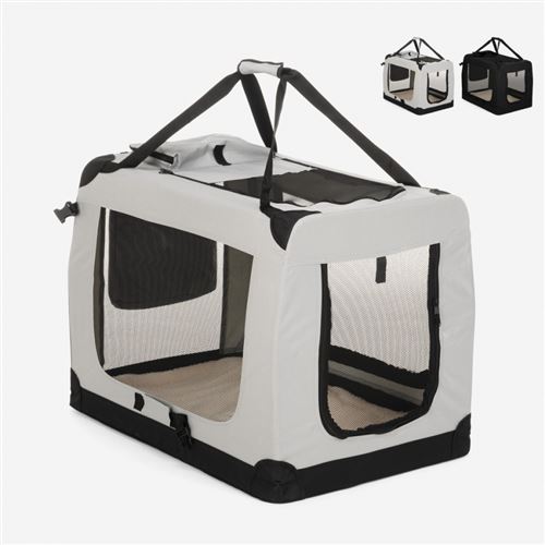 Sac de transport en tissu pliable pour chiens et chats de taille moyenne 78x53,5x58cm Oliver XL