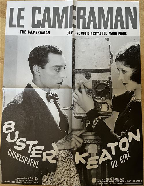 Affiche de Cinéma Originale - The CAMERAMAN - 2005 - BUSTER KEATON - 60X80cm