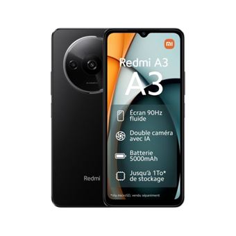 Smartphone Xiaomi Redmi A3 Double SIM 128 Go 6.71" Midnight Black - 1