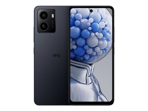HMD Pulse+ - 4G smartphone - double SIM - RAM 6 Go / Mémoire interne 128 Go - microSD slot - 6.56 - 1612 x 720 pixels (90 Hz) - 2x caméras arrière 50 MP - front camera 8 MP - bleu nuit