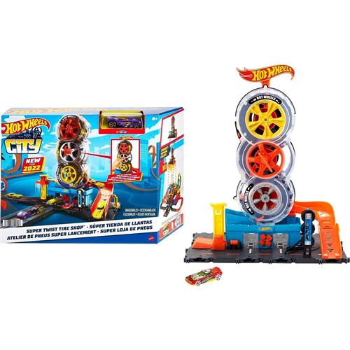 Non Communiqué Hot Wheels City - Circuit Boutique De Pneus