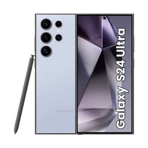 Smartphone Samsung Galaxy S24 Ultra bleu 6.8 RAM 12 Go stockage 512 Go État correct - N/A reconditionné disponible sur Fnac