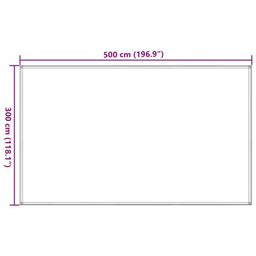 Tapis De Tente 400x250 Cm Gris - Tapís De Tente - Tapis De Camping Tapis Exterieur Tapis De Jardin Polypropylene 86343893