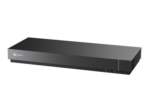 Poly G7500 - Système de vidéoconférence (microphone Poly IP, codec Poly G7500, caméra Poly EagleEye IV 12x) - certifié Zoom, Certifié pour Microsoft Teams - noir