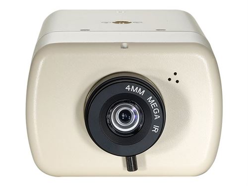 LevelOne FCS-1131 - Caméra de surveillance réseau - couleur (Jour et nuit) - 2 MP - 1920 x 1080 - montage CS - diaphragme automatique - Focale fixe - audio - LAN 10/100 - MJPEG, H.264 - CC 12 V / PoE