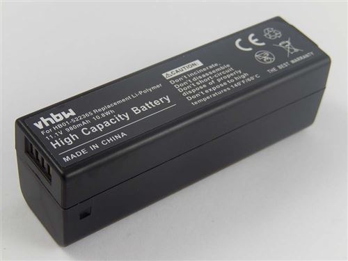 vhbw 1x Li-Polymer Batterie 980mAh (11.1V) pour appareil photo, caméscope DJI Osmo, Osmo Handheld 4K Camera comme HB01, HB01-522365.