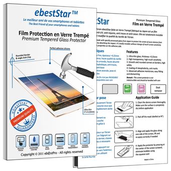 Protection d'écran pour tablette EbestStar Verre trempé pour iPad 10.2  (2019, 2020, 2021) Anti-Casse, Anti-Rayure, Pose sans Bulles