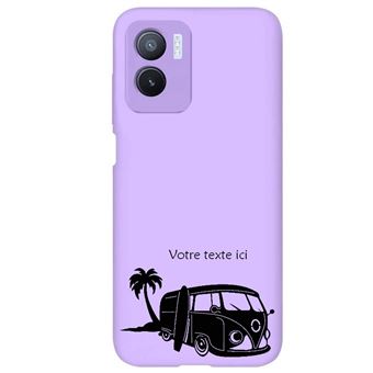 Coque Violet Taperso Pour Xiaomi Redmi A Avec Motif Van Et Hawaii