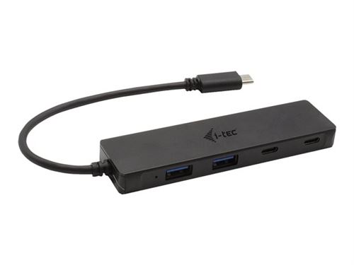 i-Tec - Concentrateur (hub) - 2 x SuperSpeed USB 3.0 + 2 x USB-C 3.1 Gen 1 - de bureau