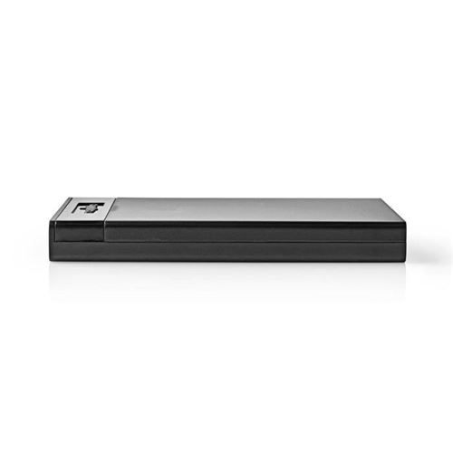 Nedis - Storage enclosure - 2.5 - SATA 6Gb/s - USB 3.1 - zwart