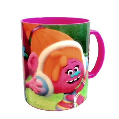 Tasse Les Trolls mug plastique Casa enfant Poppy - guizmax