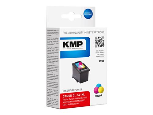 Kmp Cartouche encre compatible Canon Tricolore - vue 3