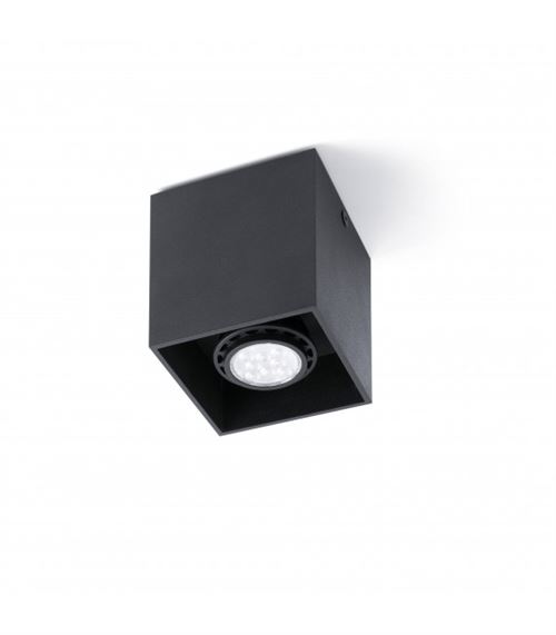 Plafonnier-TECTO-1 x GU10 50W-NOIR - FARO - 63271