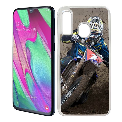 Coque pour Samsung Galaxy A40 -  Motocross Boue