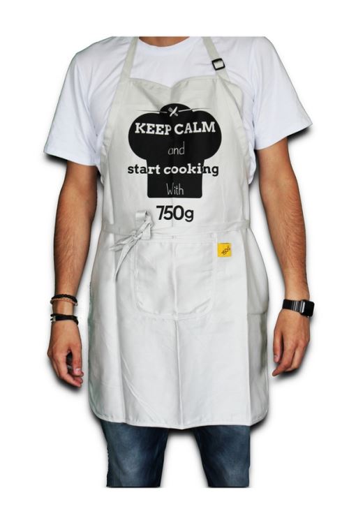Tablier KEEP CALM and Start Cooking with 750g