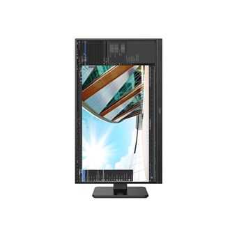 AOC 27P2Q - Écran LED - 27" - 1920 x 1080 Full HD (1080p) @ 75 Hz - IPS - 250 cd/m² - 1000:1 - 4 ms - HDMI, DVI, DisplayPort, VGA - haut-parleurs - noir
