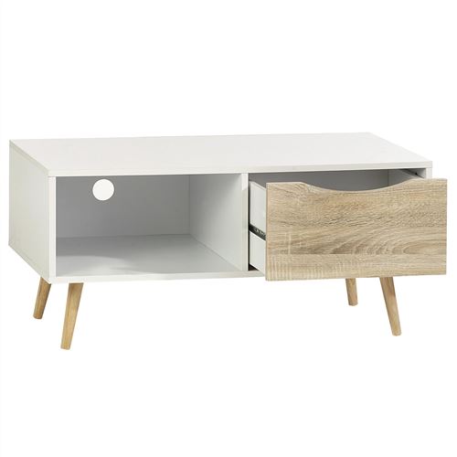 Meuble Banc Tv Imperia Avec 1 Compartiment Ouvert Et 1 Tiroir