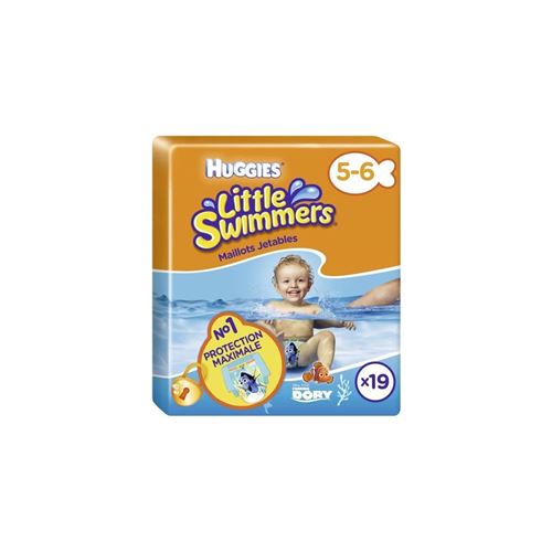 Huggies Maxi Pack Little Swimmers - Taille 5/6 - 19 Couches De Bain
