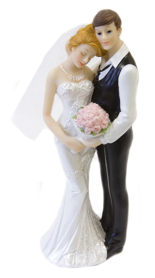 Couple mariés Tendresse - 15 cm