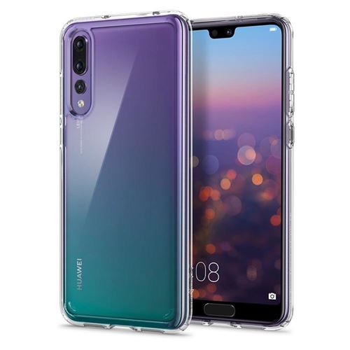 Spigen Ultra Hybrid Series - Achterzijde behuizing voor mobiele telefoon - polycarbonaat, thermoplastic polyurethaan (TPU) - kristalhelder - voor Huawei P20 Pro