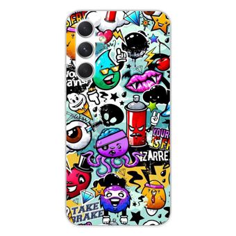 Coque en silicone - Compatible Samsung Galaxy A54 5G - design graffiti 2 - 1