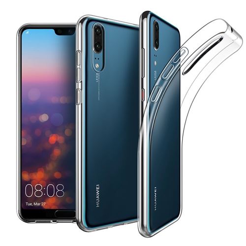 Housse Huawei P20 Etui Housse Coque de protection Ultra Fine Silicone TPU Gel [Jelly - Transparent] - ADVANSIA