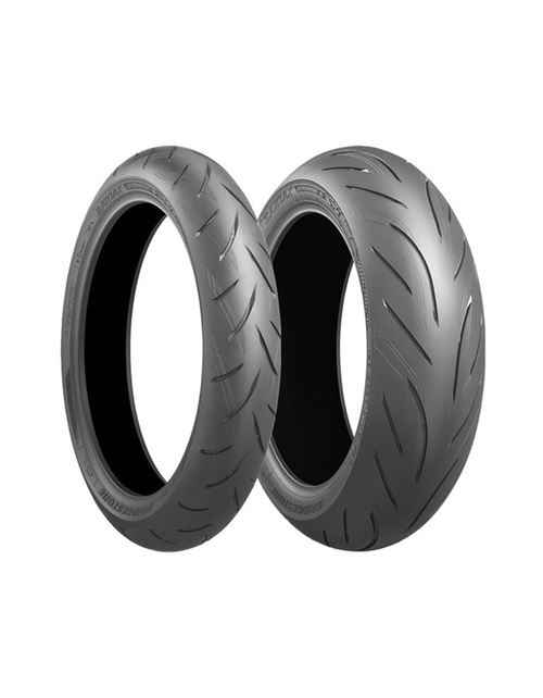 SET DE PNEUS BRIDGESTONE 120/70-17 S21 (G) + 190/55-17 S21 (F) DOT23 - Image 18