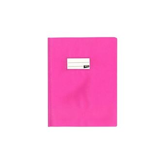 Protège-cahier 17 x 22 cm petit cahier plastique rose Apli