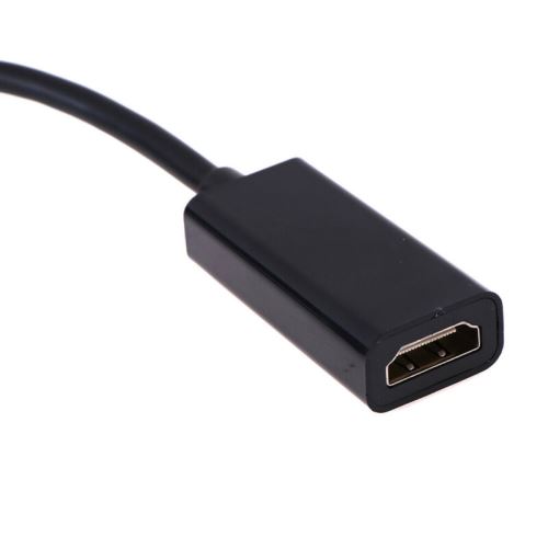 TBS®2225 Adaptateur DisplayPort vers HDMI - DP mâle vers HDMI femelle -  Résolution Full HD 1080p - Convertisseur plaqué Or Noir - Cdiscount  Informatique