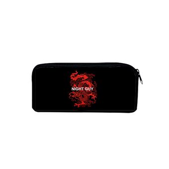 Trousse Scolaire 2 Compartiments Naruto – Noir Motifs Manga – Parfaite Rentrée Pour Fans De Ninjas