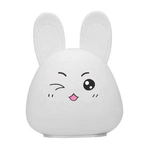 Expression Lapin Animal Cadeau LED Mignon Veilleuse avec Silicone Meilleurs Enfants Cadeau Multicolore Pl123
