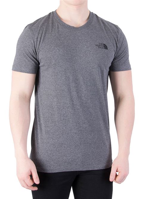 The North Face Homme T-shirt Simple Dome Marled Logo, Gris