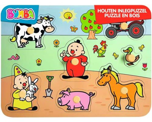 Studio 100 puzzle en bois ferme Bumba 7 pièces